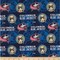 NHL Licensed Columbus Blue Jackets Tone On Tone 1199-CBJ Cotton Fabric by the Yard